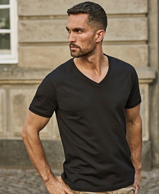 Fashion V-Neck Sof Tee 8006 Norrbytryck