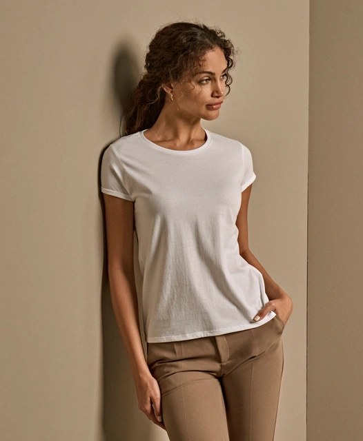 Women's Roll-Up Tee 5063 Norrbytryck